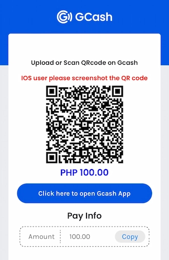 Step 5: Go to your GCash e-wallet and scan the QR code.